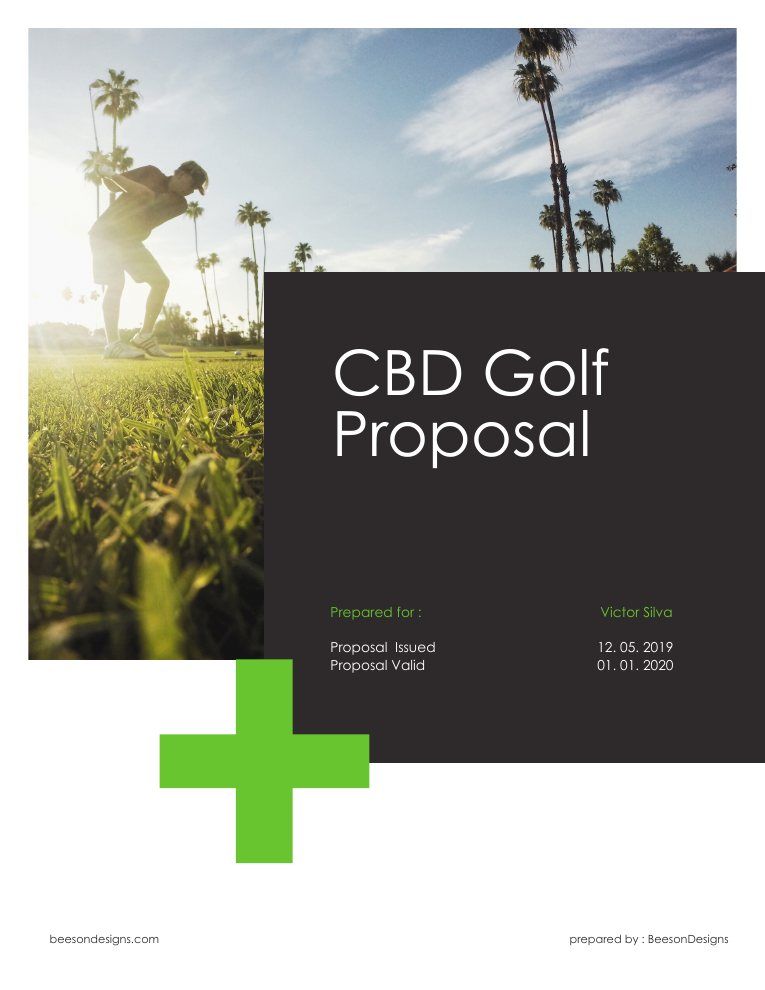 CBD Golf CBD Golf Pitch Deck-p-1